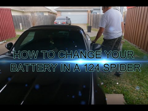 How To Change Your Battery On A 124 Spider