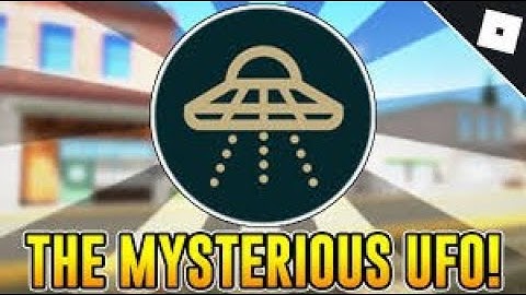 How to get the "DISCOVER THE MYSTERIOUS UFO" BADGE in RAILS UNLIMITED (Roblox)
