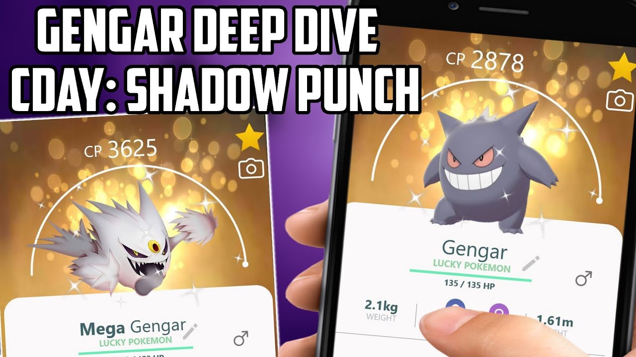 Gengar Shadow Punch Mega Gengar Deep Dive In Pokemon Go Youtube - gengar shirt pokemon roblox