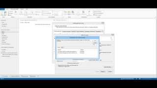 Activar Autenticação SMTP no servidor de envio Outlook 2013