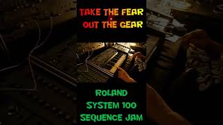 Roland System 100 sequence jam #synthesizermuseumberlin #korg #synth #musicproducer #roland