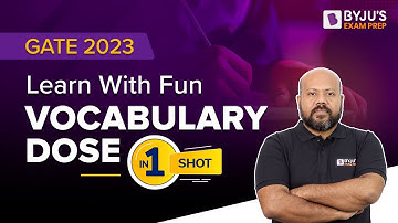 English Vocabulary for GATE Exam | Vocabulary Words | Learn with Fun | BYJU