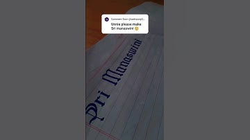 Sri Manaswini name art #shorts #calligraphy #calligraphylettering #nameart (comment your name)