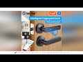 M5 Tuya BLE Fingerprint Door Lock Smart Digital Electronic Lock with Password/Key/IC Card(Optional)/