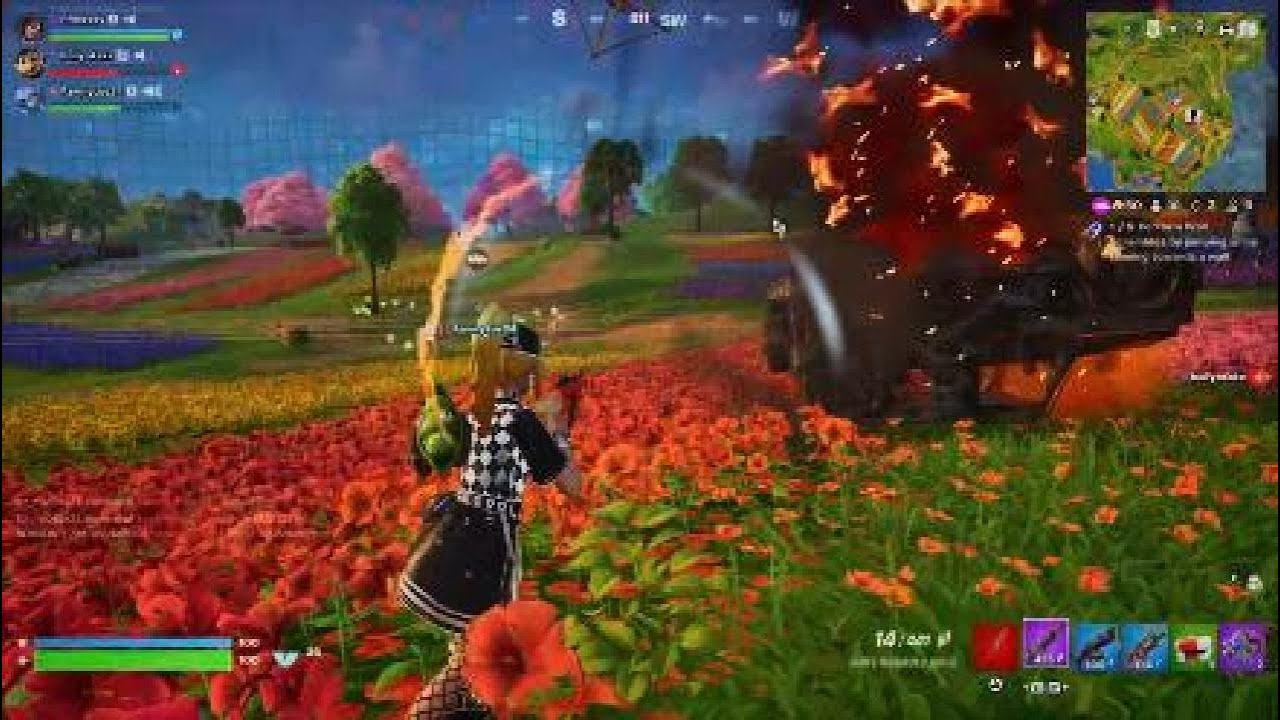 Ranking up in Fortnite and a victory - YouTube