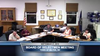 Board of Selectmen 9/21/15