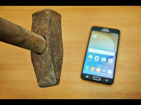 Samsung Galaxy J7 Prime Hammer & Knife Test!