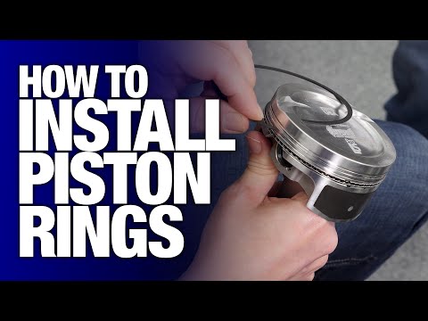Video: Doe-het-zelf installatie van ringen op de zuiger