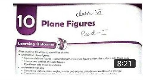 Class 6 math | Chapter 10 Planegures Part 11 mkd agrim academy