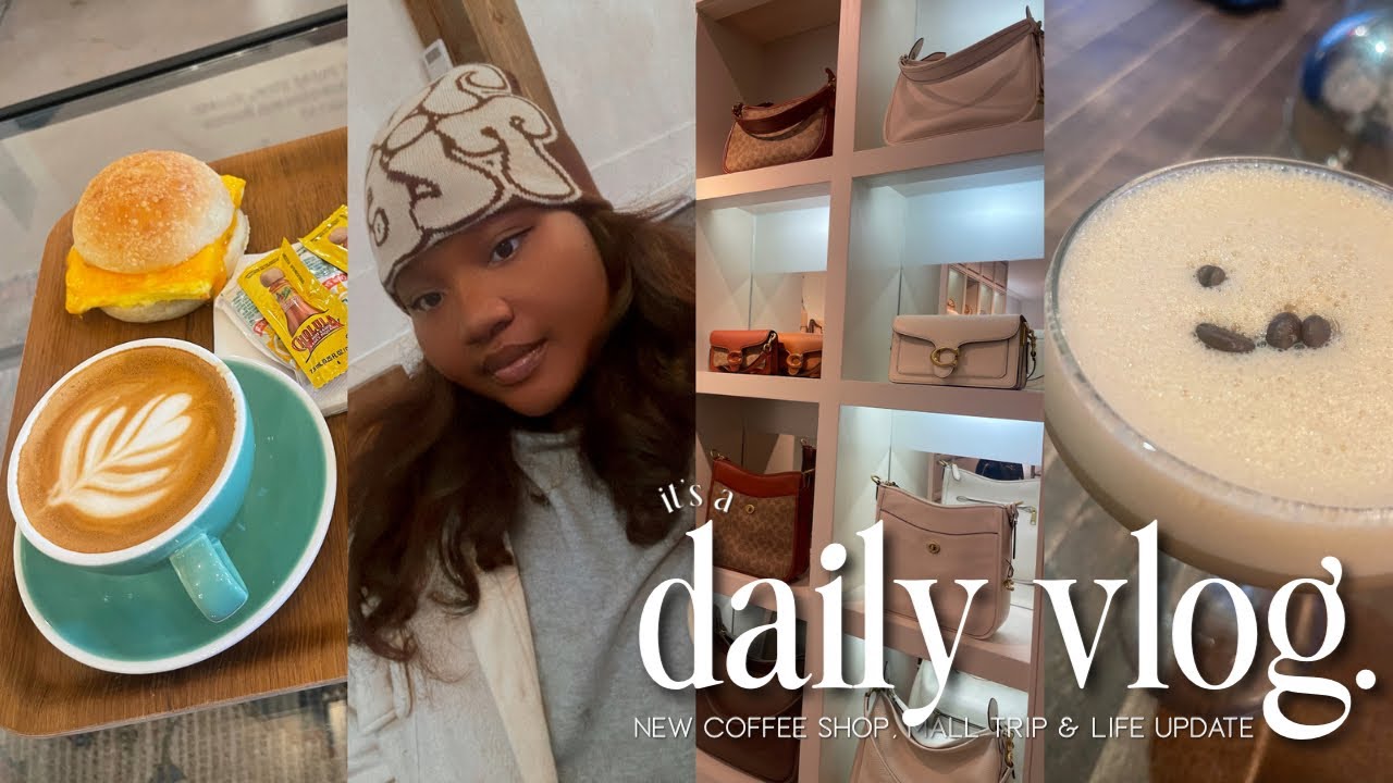 vlog: spend my off day with me, new coffee shop, mall & life update ...