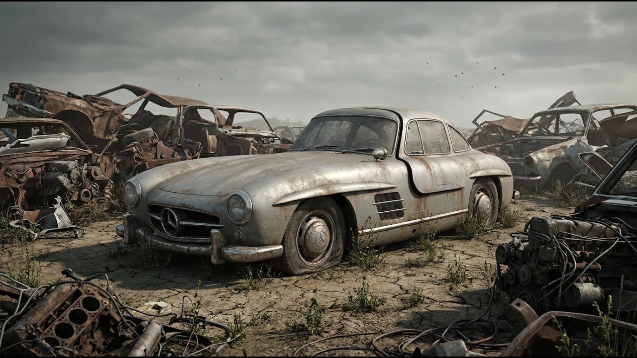 I Rescued a 1954 Mercedes Gullwing Left to Rot | Full ASMR Restoration