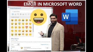How to add / type emoji in Microsoft Word - Emoticons in Word screenshot 4