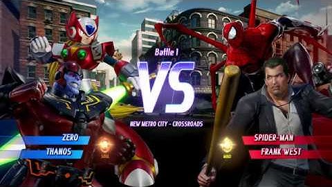 MARVEL VS. CAPCOM: INFINITE Zero,Thanos Gameplay In Arcade Mode