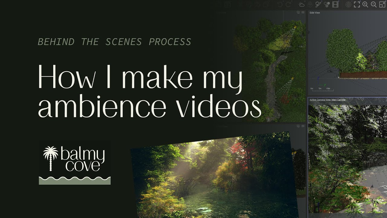 How I make my ambience videos | Behind the scenes of "Gentle Forest