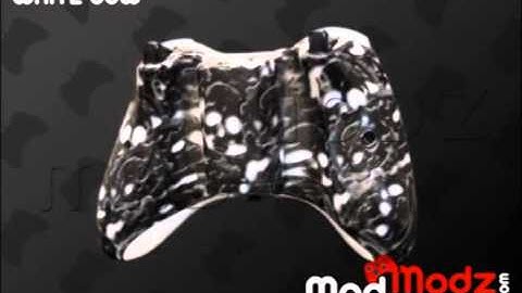 White GOW  Custom XBox 360 Shell - Game Controller Mod
