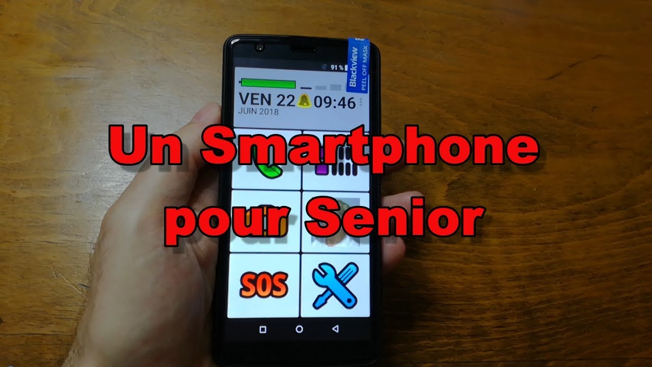 Doro 8100 - smartphone senior simplifié - La Poste