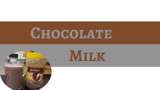 Chocolate milk in two ingredients