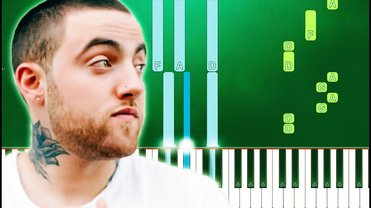 Mac Miller - Right (Piano Tutorial Easy) - YouTube