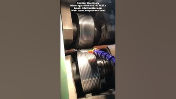 Automatic Steel Rod Threading Machine