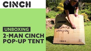 Unboxing The Cinch 2-Man Pop Up Tent Cinch