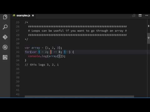 Javascript tutorial for beginners - Loops