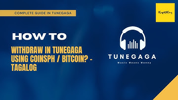 How to Withdraw in Tunegaga using Coinsph / Bitcoin? - Tagalog