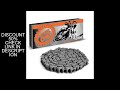 HITBOX High Quality Motorcycle Chain Sets 428H 108/120 Links 21KNmin for Mini Dirt Bike ATV Motorbik