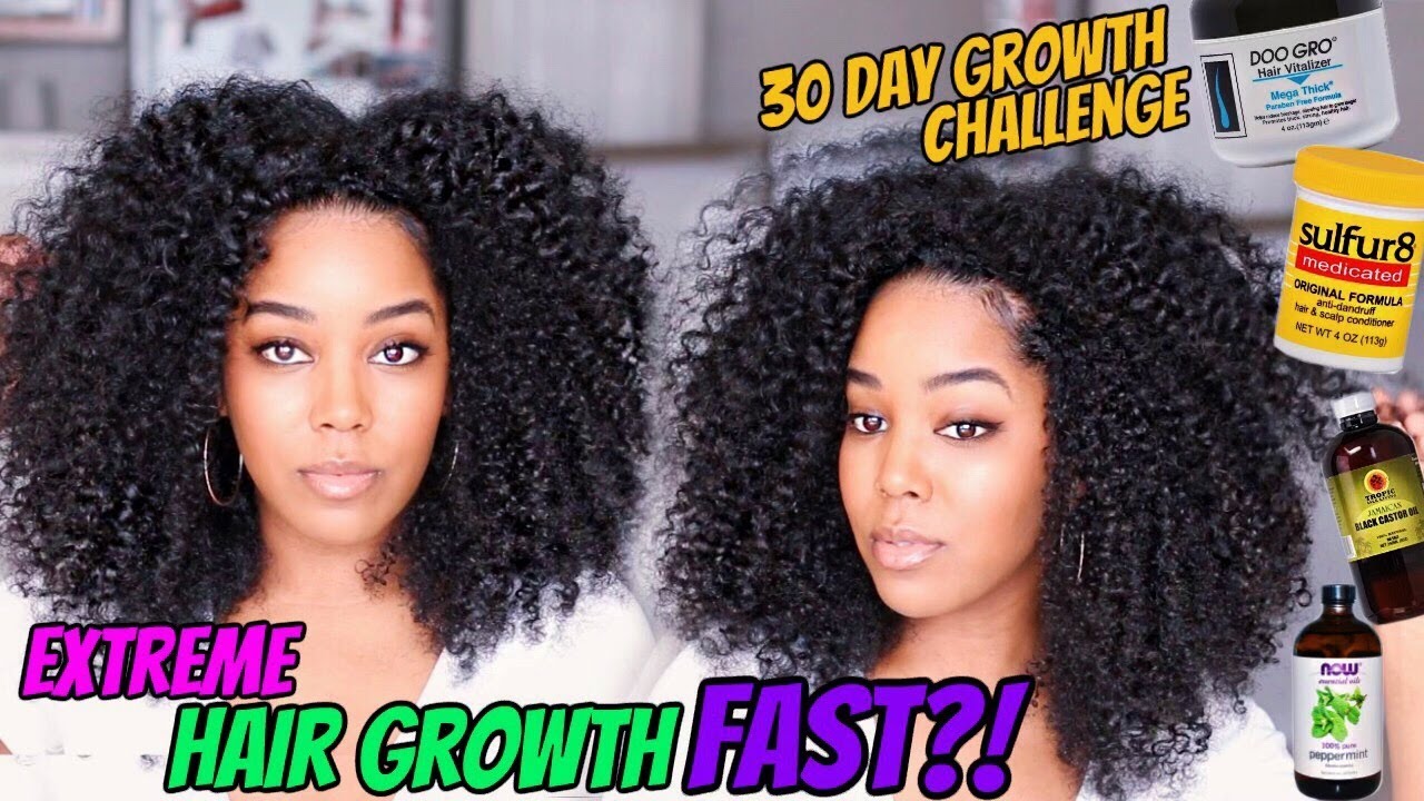 Extreme Hair Growth Quick & Fast? | Using Sulfur 8 &... - youtube