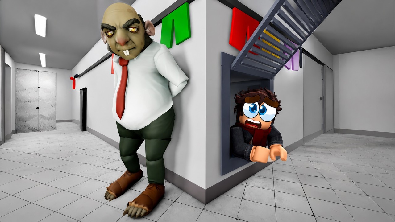 Je dois M'ECHAPPER du PARC AQUATIQUE de MR BRAINS sur Roblox !