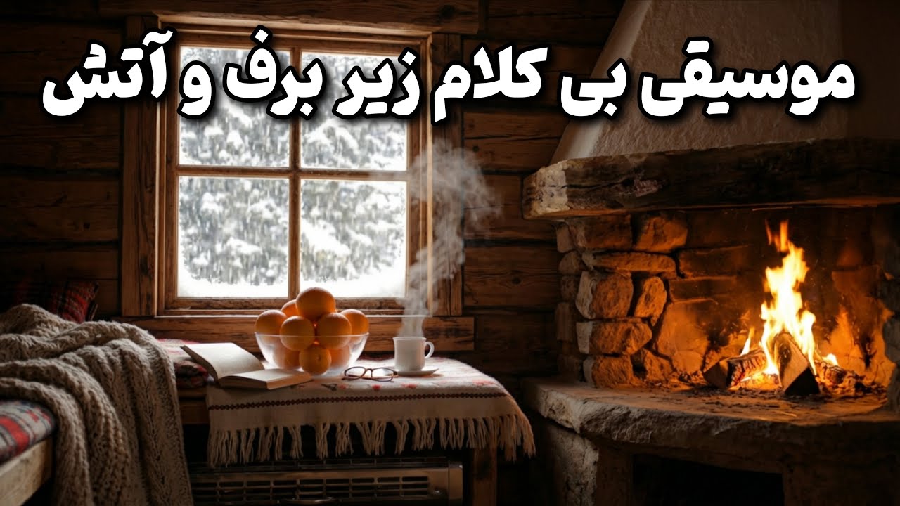موسیقی بیکلام زیر برف | موسیقی بی کلام آرام با پیانو ویولون | زیر برف زمستانی | آرامش زیر برف