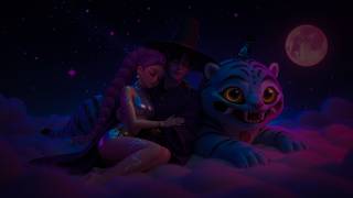 Fall Asleep Fast with Jinu, Rumi & The Tiger 💤 | Deep Sleep Music for Instant Calm screenshot 2