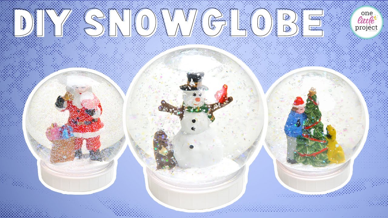 Our DIY Snow Globe Will Complete Your Holiday Décor