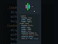 Loading Screen Animation | CSS Loading Animation (360p)