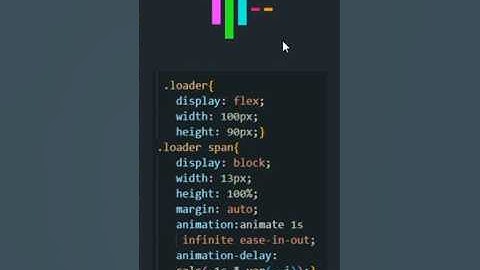 Loading Screen Animation | CSS Loading Animation (360p)