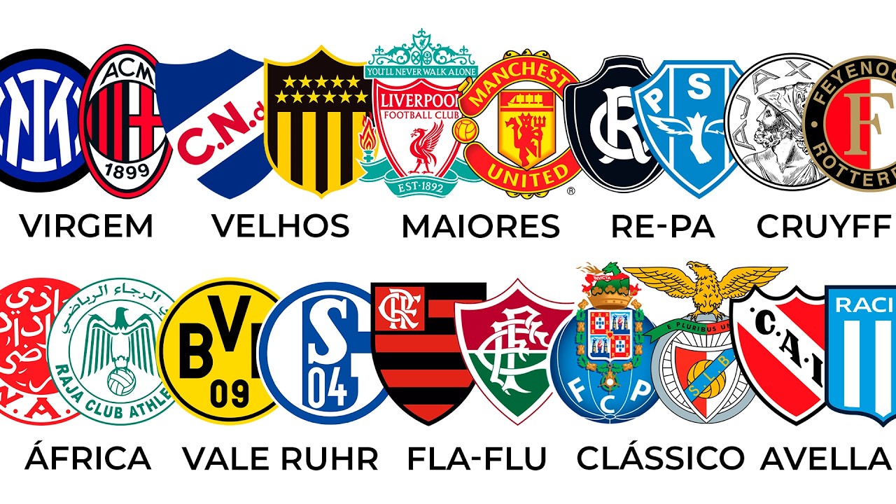 EXPLICANDO TODOS OS CLÁSSICOS do FUTEBOL em 34 MINUTOS!