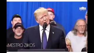 Trump sings “thank u, next”