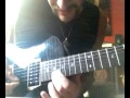 Iron Maiden - Coming Home solo-cover practice on first time \m/
