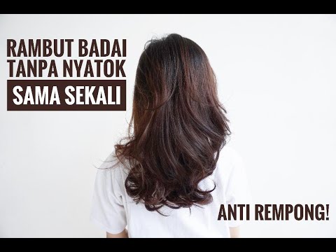  RAMBUT  BADAI TANPA NYATOK BLOW  PERMANENT  YouTube