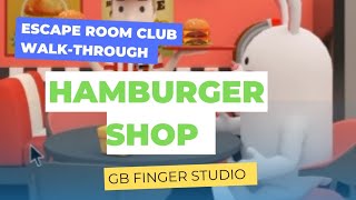Escape Room Club Walk-through Hamburger Shop GB Finger Studio screenshot 5