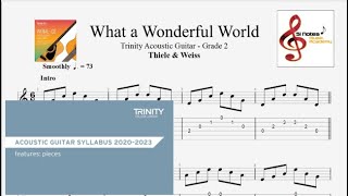 What a Wonderful World - Trinity Acoustic Guitar - Grade 2