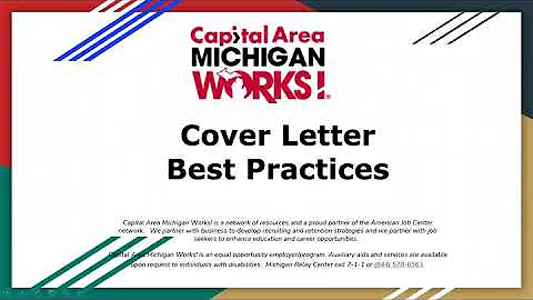 How to write a cover letter — Capital Area Michigan Works!