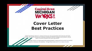 How to write a cover letter — Capital Area Michigan Works!