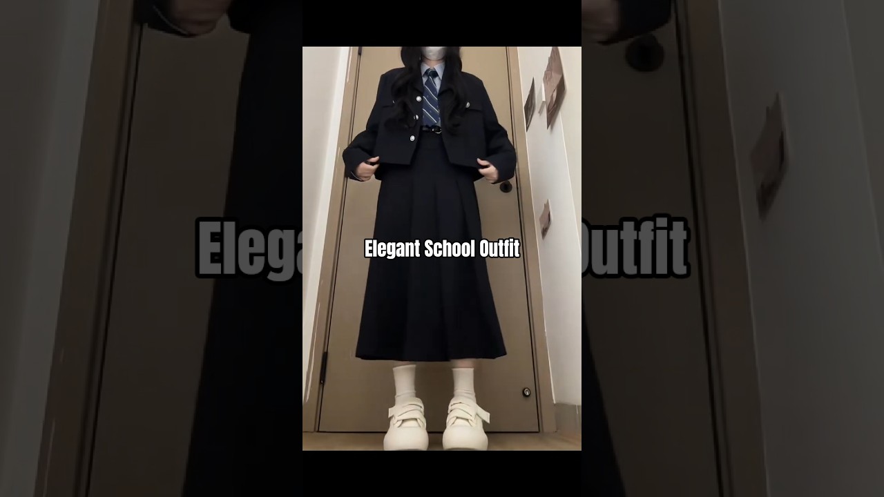 Elegant School Outfit🌸