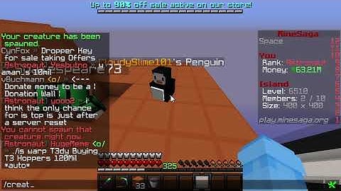 Minecraft Minesaga Penguin Bug