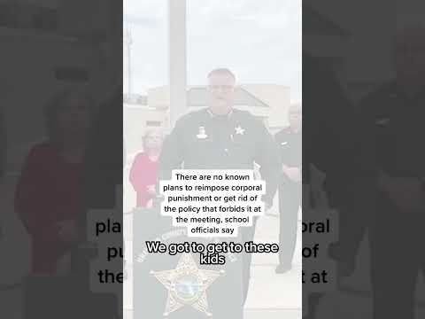 #florida #sheriff appears to endorse spanking #students during press conference