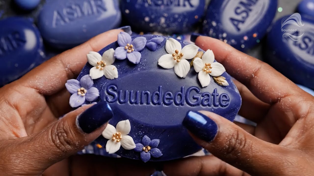 🌸 [ASMR] Flower & Herb Soap Collection – Relaxing Crumble, Scrub & Sleep Triggers