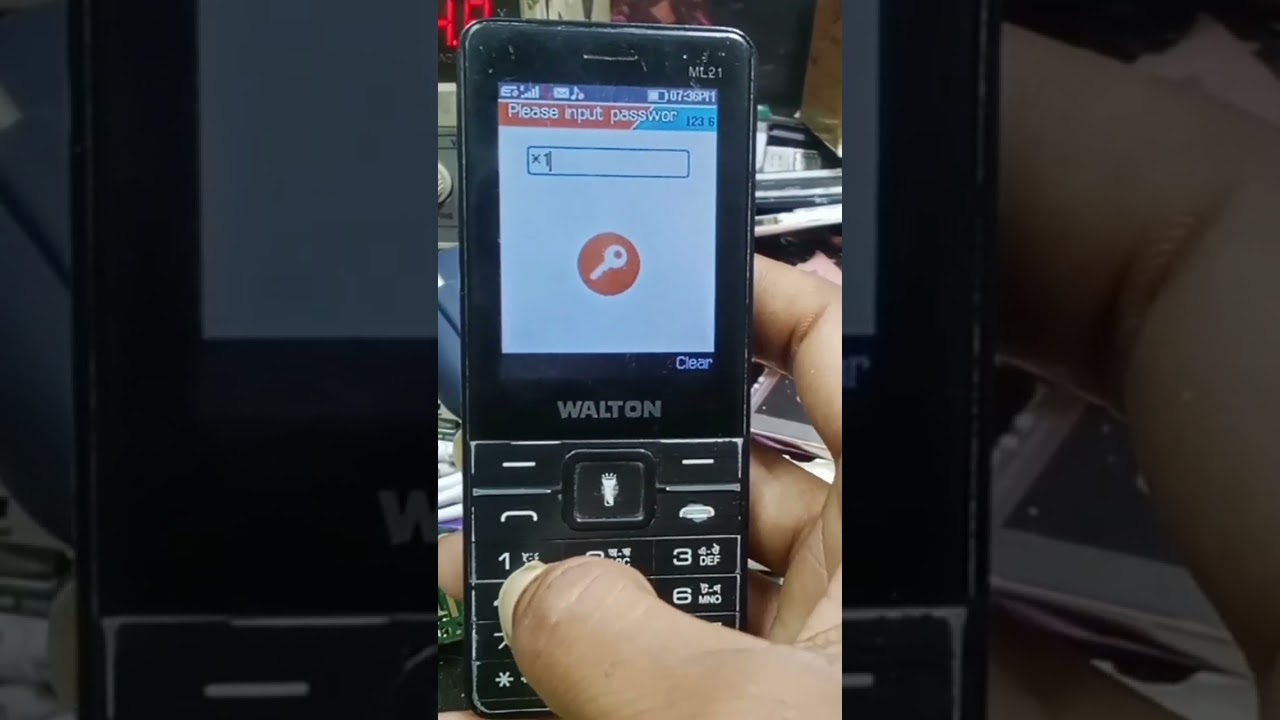 Walton phone keypad phone future phone restart reset password PIN code reset hard reset format