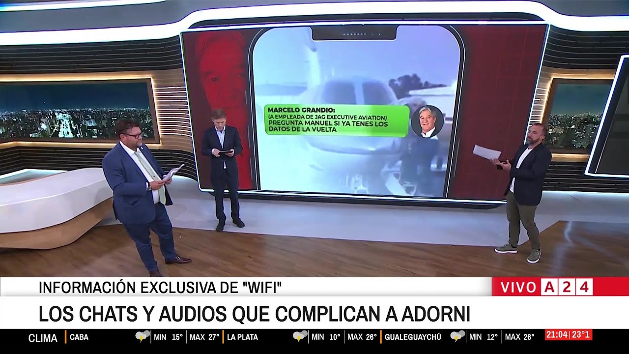 ►Escándalo Adorni: chats y audios revelan que el vocero conocía los detalles de sus vuelos