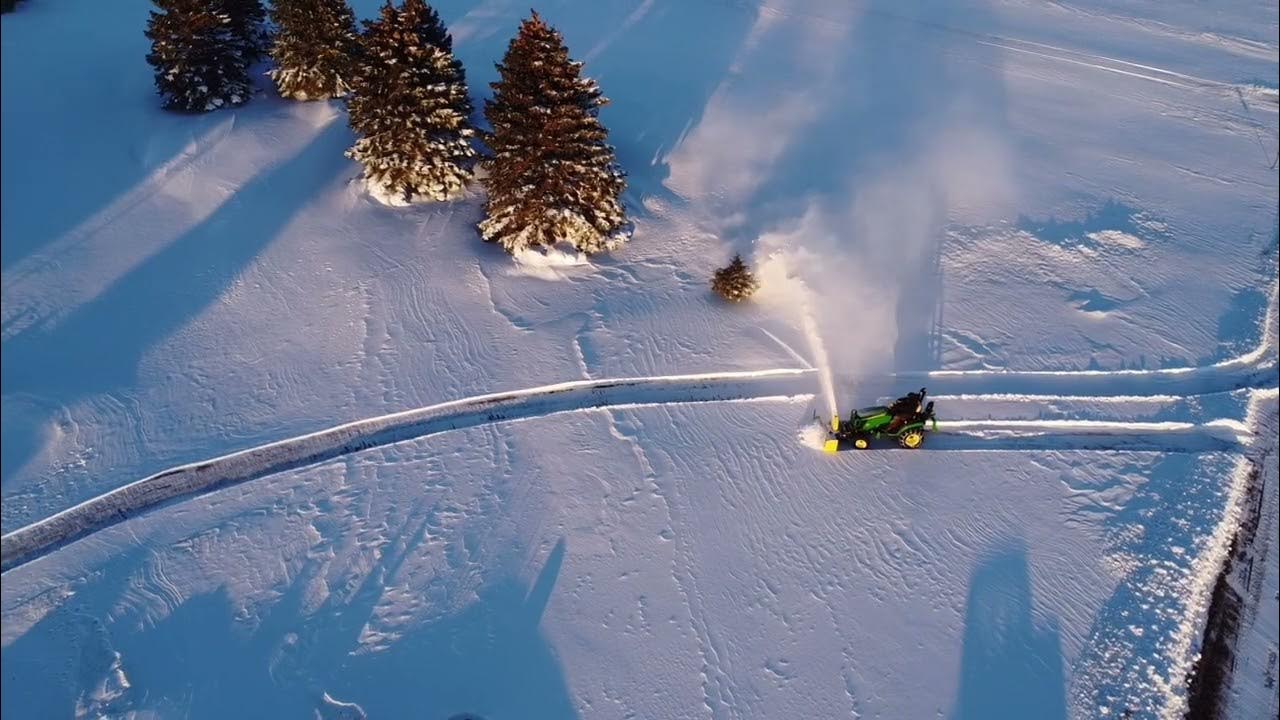 2025r John Deere Front Mount Snowblower 54 inch YouTube