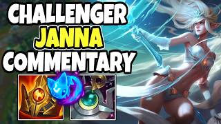 Challenger support shows you how to CARRY ON JANNA - Challenger support commentary